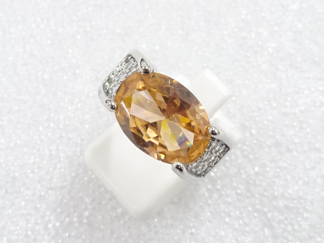 色石　指輪(14号)